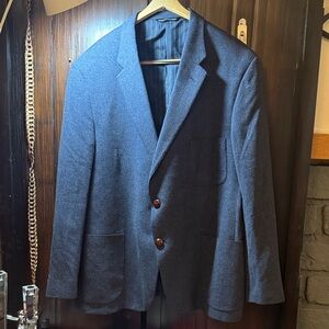 Men's Beautiful Copley Black label Blue Ermenegildo Cashmere Jacket